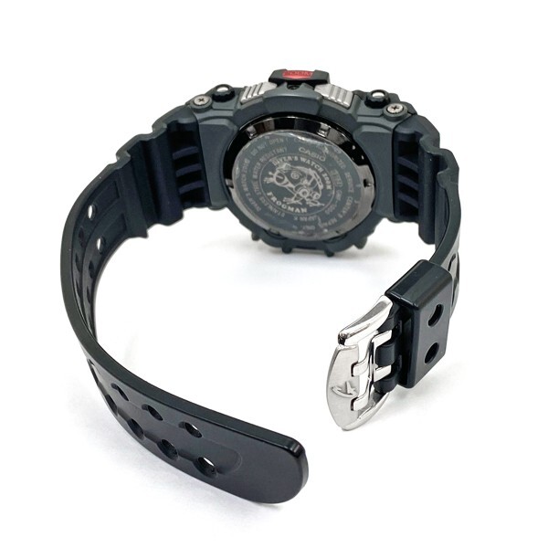 Pre-owned Casio G-shock Frogman Gwf-1000-1jf Black Red Multiband 6 Men's Watch In Box