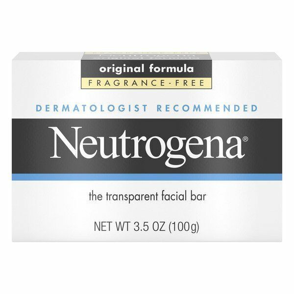 Neutrogena Facial Cleansing Bar Hypoallergenic Fragrance-free 3.5 oz.