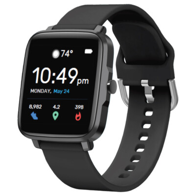 3Plus 3Pl-Vibelite-Bk Vibe Lite Smartwatch, Black