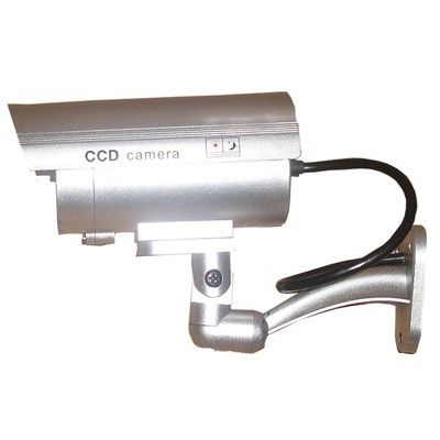 2x Dummy Security Camera Fake Infrared LED Blink Flashing IR Light Surveillance