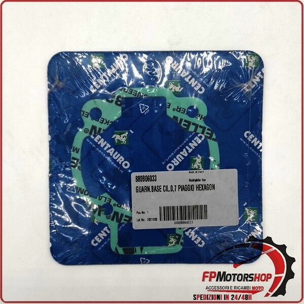 GUARNIZIONE BASE CILINDRO PER GILERA RUNNER FX 125 97>02 SP. 0,7 CENTAURO