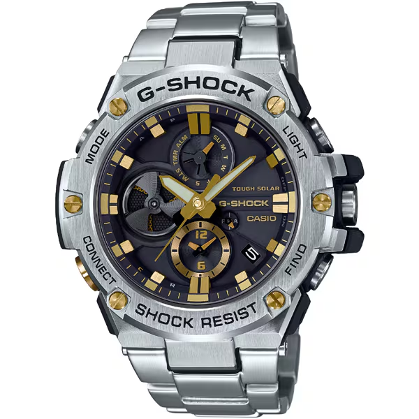 Pre-owned Casio G-shock Gst-b100d-1a9jf Tough Watch Japan Domestic Version