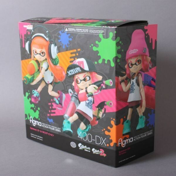 figma Splatoon Girl DX Edition 2体セット Splatoon 2 Figma 400-DX Splatoon Girl DX Edition Used W/box
