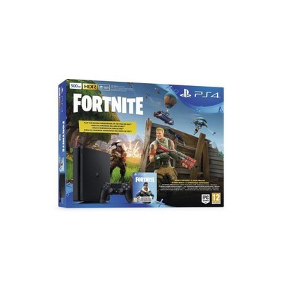 CONSOLE SONY PS4 500GB SLIM CHASSIS E + VOUCHER FORTNITE CONTENUTI SPECIALI