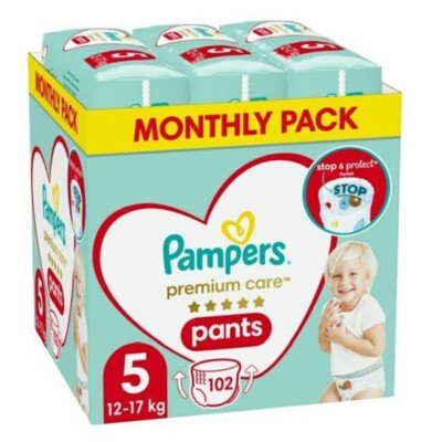 Pampers Premium Care Pants 102 pc , size 5