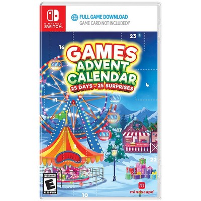 Games Advent Calendar 25 Days 25 Surprises (Code In Box) (Nintendo Switch)