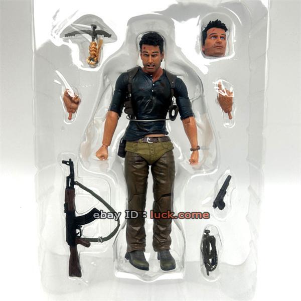 NECA Uncharted 4 Nathan Drake 7in Action Figure Collect Gift Doll Toy