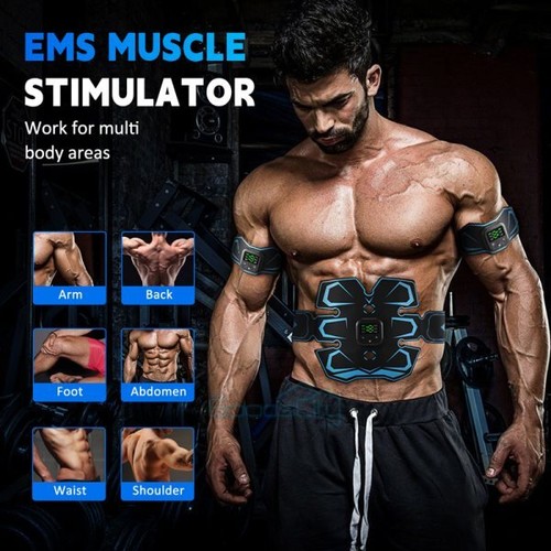 2024 Muscle Stimulator EMS Ab Trainer Tens Unit Portable Stimulater Abs Massager