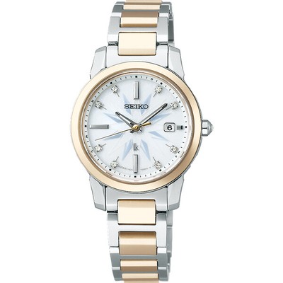 SEIKO LUKIA SSQV090 2021 Limited Edition Titanium Atomic Radio Solar Watch Women