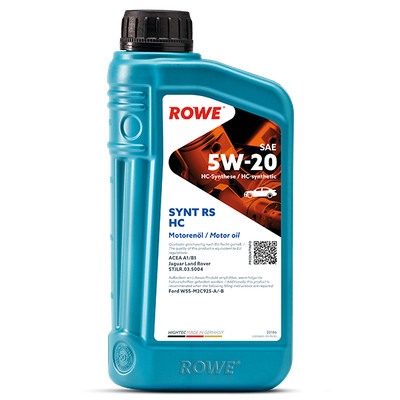 ROWE HIGHTEC SYNT RS HC SAE 5W-20 Motorenöl 1L für Ford Jaguar Land Rover
