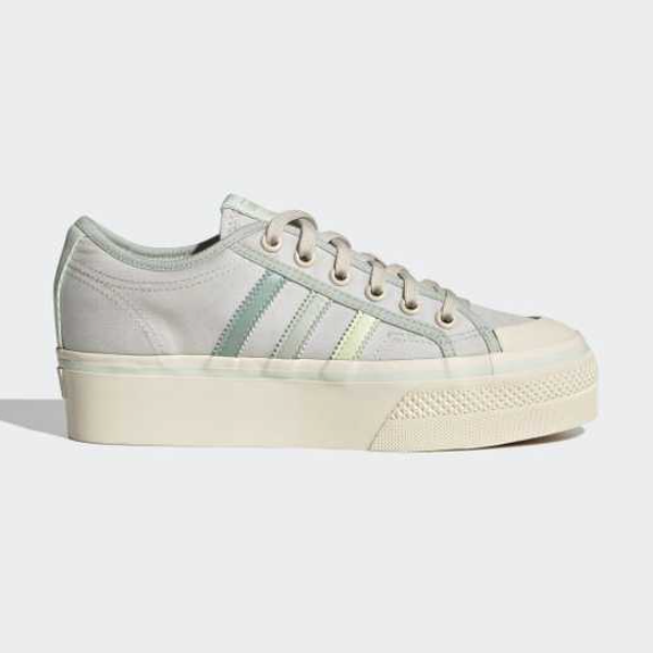 

Женские кроссовки Adidas Nizza Platform Originals — GX4605 Expeditedship, Light grey, adidas Nizza