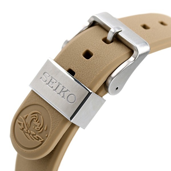 Pre-owned Seiko Prospex Sbdy089 Diver Scuba Mechanical Automatic Men's Watch Beige Gift