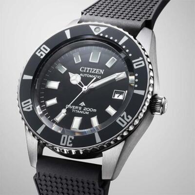 Pre-owned Citizen Nb6021-17e Promaster Marine Series Mechanical Diver Japan Imported
