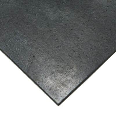 Black Rubber Sheet Nitrile 1/16 x 36 x 24 in. Commercial Grade 60A Buna Sheets