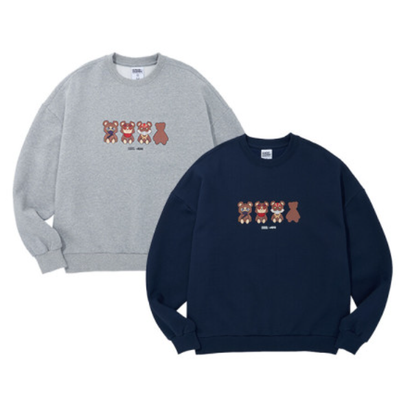 

Круглый вырез AQO X LOL 4 Characters — официальный магазин Riot Goods - Expeditedship, Grey / navy