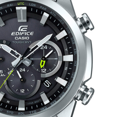 Pre-owned Casio Edifice Eqw-t630jd-1ajf Black Sporty Solar Men's Watch In Box