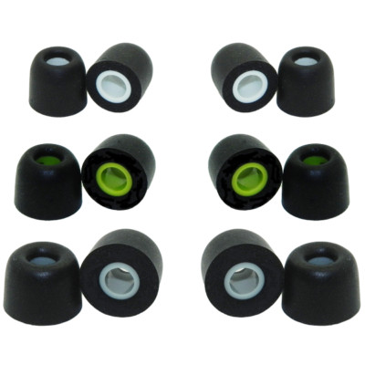 6 pair Jaybird Bluebuds X2 ear tips Jaybird X2 replacement ear tips memory foam