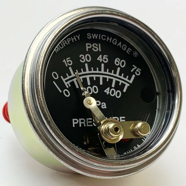 F.W. Murphy 20P-75 05703110 Pressure Switch Gauge 0-75 PSI