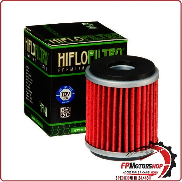 FILTRO OLIO MOTO PER YAMAHA WR 250/450YZ 450 2003>2005 QUAD YFZ HIFLO HF141