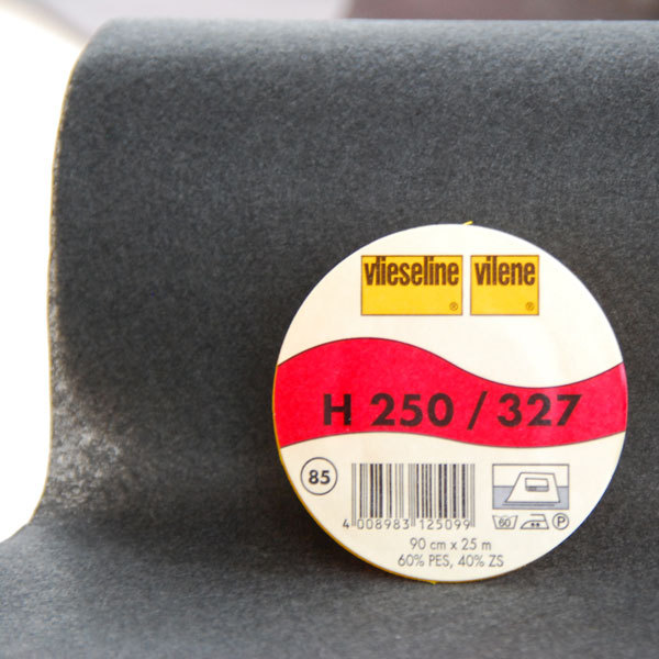 0,5m Freudenberg H250 Schwarz Vlieseline Vilene BüGeleinlage 90cm Br. 