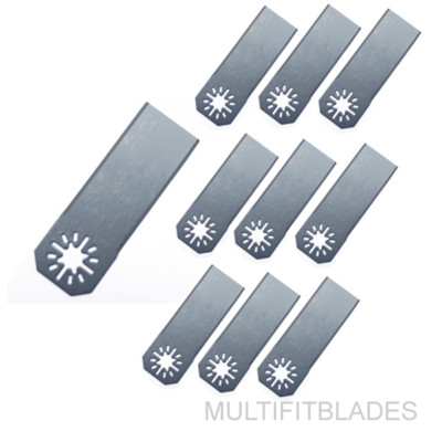 10 x Large Straight Sealant Cutters-Chicago Electric, older Bosch Multi-X models