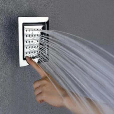 4" Square Body Spray Jets Shower (34-nozzle)