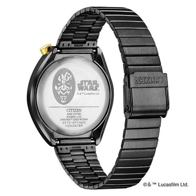 Pre-owned Citizen An3668-55w Red Star Wars Darth Maul Men's Watch In Box