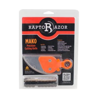 Raptorazor Orange Injection Molded Mano Field Dressing Precision Cutting Knife