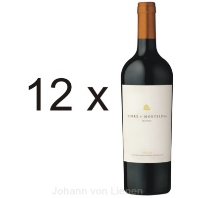 12 Flaschen Terre di Montelusa Brindisi Riserva 2019 0,75 L13% Italien Apulien