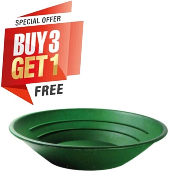 10" PANNING GOLD PAN - GREEN