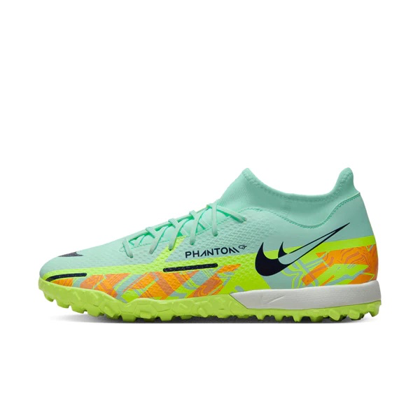 

Мужские кроссовки Nike Phantom GT2 Academy DF TF Turf Mint Foam Green Black DC0802-343 10,5, Зеленый, Nike Phantom GT2 Academy