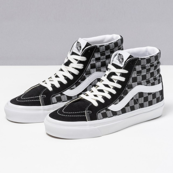 

Кроссовки Vans Checker SK8-Hi 38 DX - VN0A5KRIBLK Expeditedship, Черный, Vans Checker SK8-Hi 38 DX