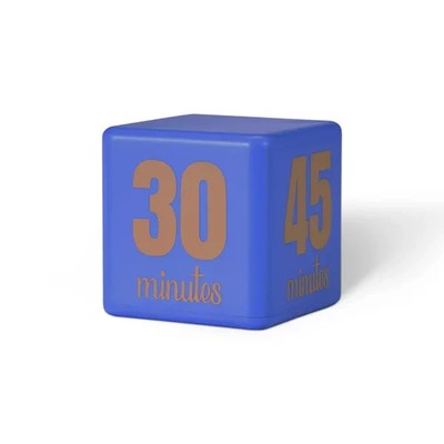 BRAND NEW Vivitar Productivity Cube Timer Block - Blue - 4 Time Settings/Alarm