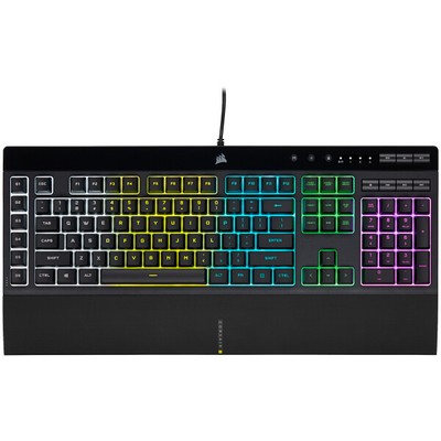 Corsair K55 RGB Pro BE Azerty Gaming Toetsenbord - Zwart