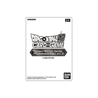 Unison Warrior Series Pre Release Pack Vol 2 Dragon Ball Super DBS USA Ship 