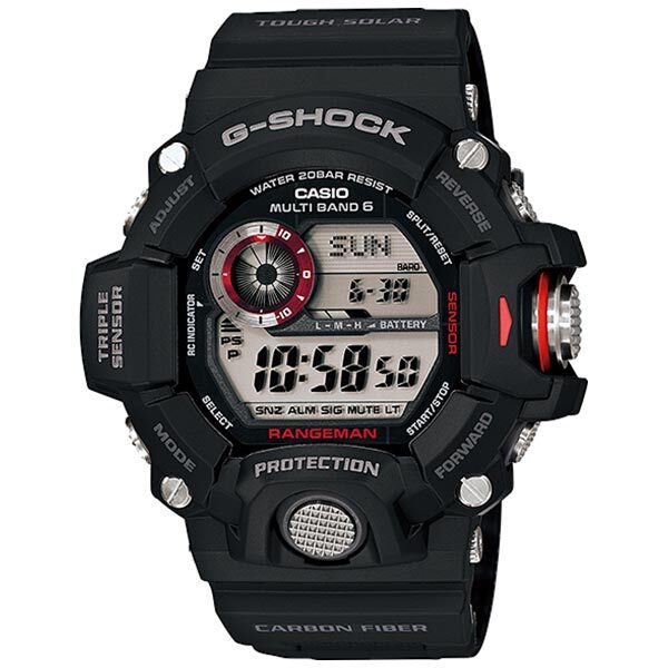 Pre-owned Casio G-shock Rangeman Gw-9400j-1jf Tough Solar Triple Sensor Ver.3 Watch