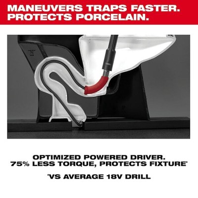 Milwaukee Tool 3576-21 M12™ Trapsnake™ 6' Toilet Auger