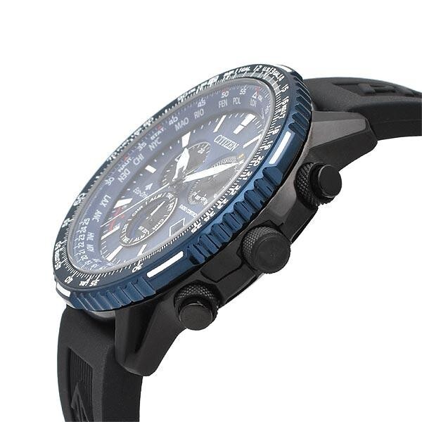 Pre-owned Citizen -new- Promaster Sky Cb5006-02l Sporty Eco-drive Radio Direct Flight Men