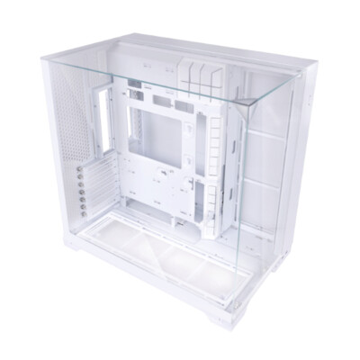 Lian Li O11Vision Compact O11VPW White Steel Tempered Glass ATX Mid Tower Case