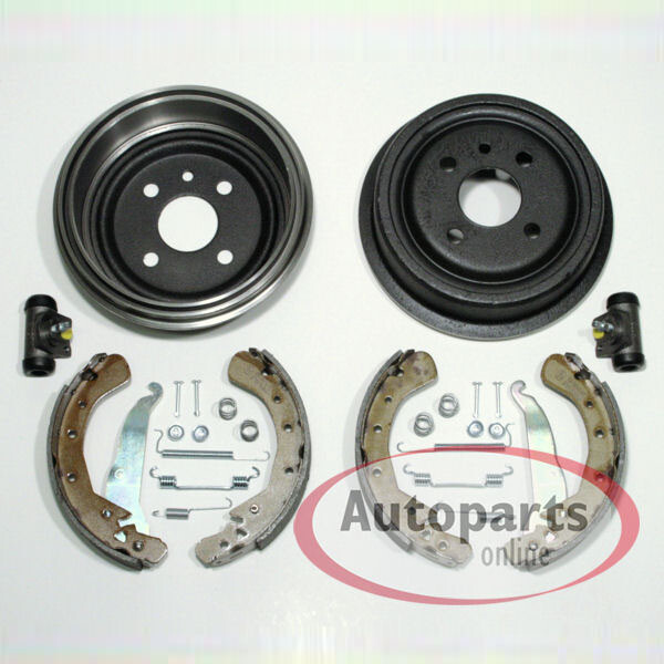 Bremstrommeln Ã 230 Mm + Backen Satz + Radbremszylinder Hinten FÃ¼R Opel Combo