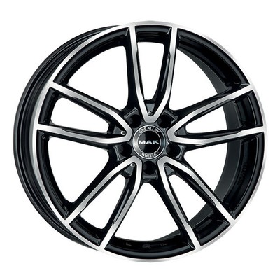 ALLOY WHEEL MAK EVO FOR AUDI S8 2010-2017 9X21 5X112 BLACK MIRROR HVH