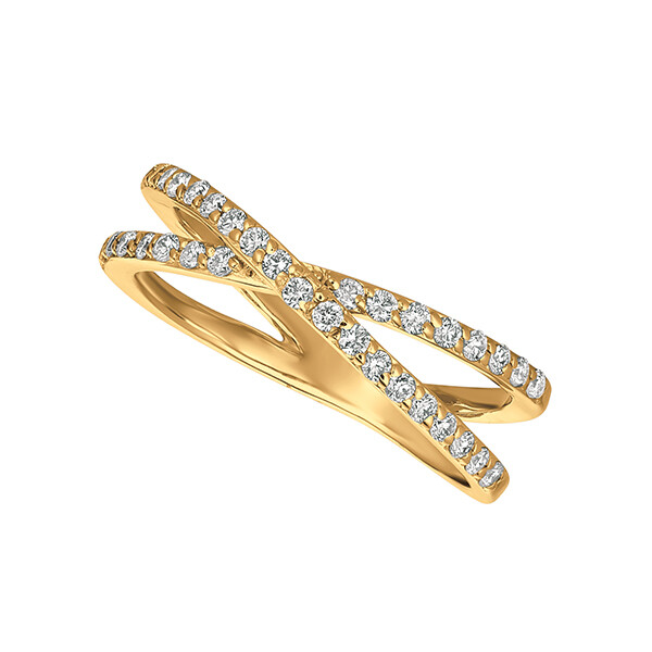 Pre-owned Morris 0.40 Carat Natural Diamond Ring Si 14k Rose Gold In Pink