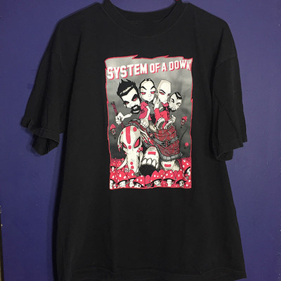 CAN''T MISS -SYSTEM OF A DOWN Mushroom People T-shirt Size S-5XL