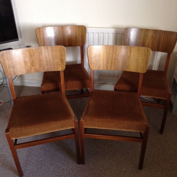 A set of 4 Mid Century Chairs by Morris Of Glasgow in Lossiemouth