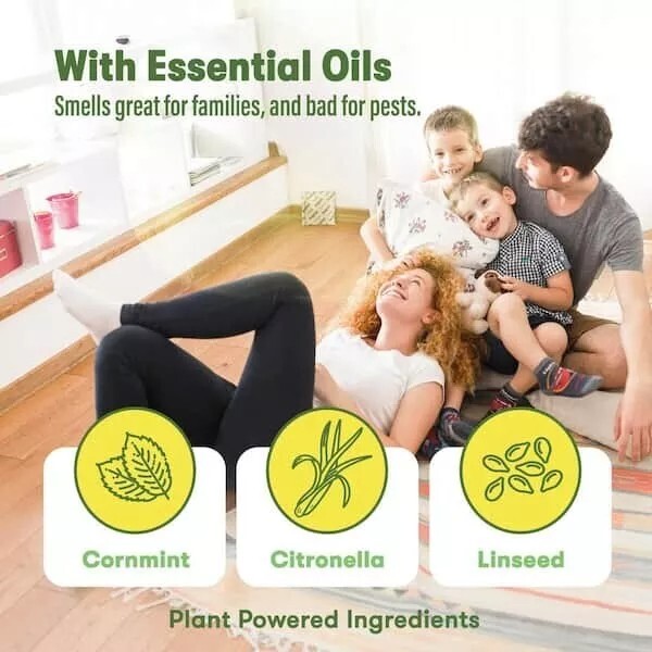 BugMD Vamoose - Rodent Pouches (4 Pack), Plant-Powered Rat.. 1 Pack, 4 Pouches..