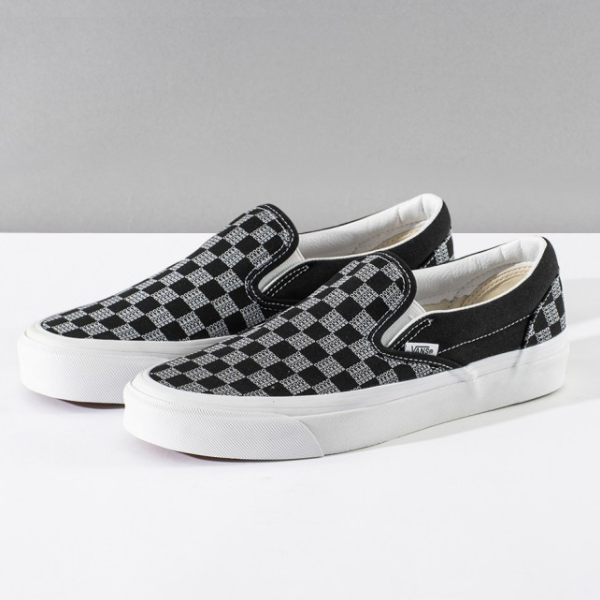 

Кроссовки Vans Checker Classic Slip-On 98 DX - VN0A7Q58BLK Expeditedship, Черный, Vans Checker Classic Slip-On 98 DX