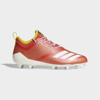 Adidas Adizero 5-Star 7.0 Baltimore Low Cleats Amber/White/Red AC8244 Men Sz 9