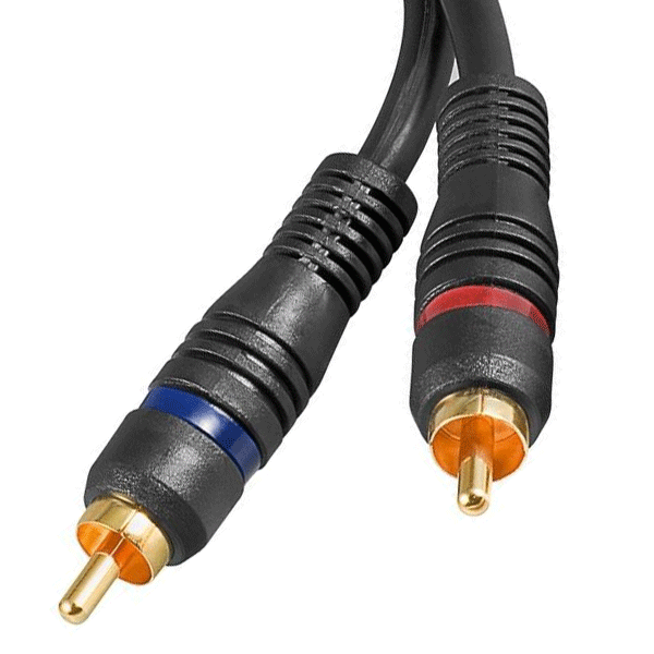 Y-Kabel Y Adapter Verteiler Weiche Subwooferkabel Cinch Chinch RCA Kabel, 20cm
