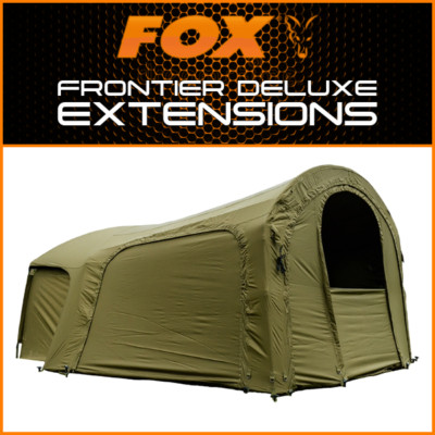 FOX FRONTIER DELUXE EXTENSIONS - ALL MODELS | NEW - CARP FISHING BIVVIES/SHELTER