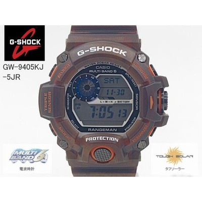 Pre-owned Casio G-shock Rangeman Gw-9405kj-5jr Solar Radio Men's Watch In Box